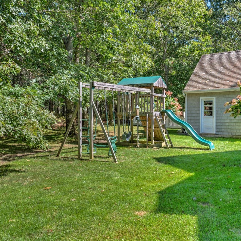 Watch the children let off steam on the playground