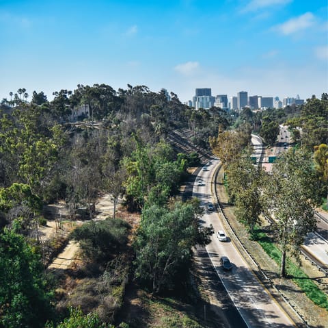 Visit the raw beauty of Balboa Park, just twenty minutes away