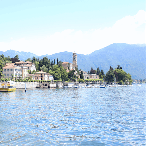 Jump in the car and visit the city of Como, only a short drive away