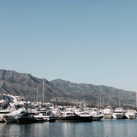 Spend a day in Puerto Banus – it's only a four-minute drive