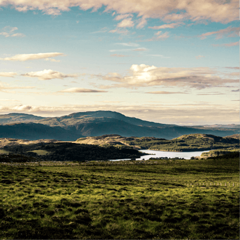 Explore the Scottish Highlands at the foothills of Càrn Eige