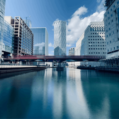 Stroll down to Canary Wharf's Museum of London Docklands