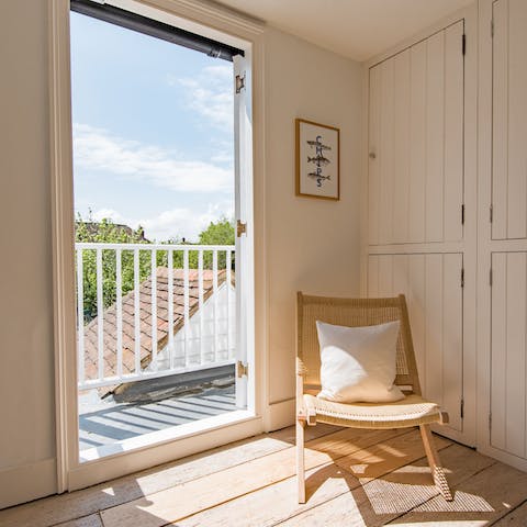 Take a moment to yourself in this sunsoaked reading nook