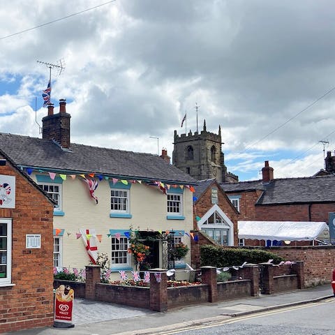 Grab a drink at a traditional country pub