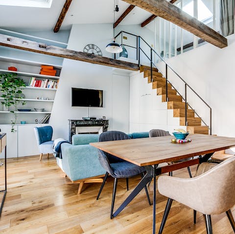 Give Parisian loft-style living a whirl