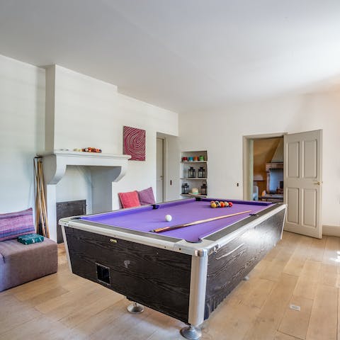 Enjoy a game of billiards in one of the recreation rooms