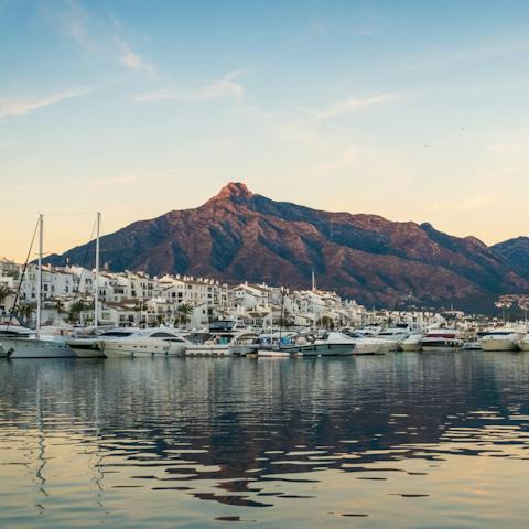 Explore the Costa del Sol and its glitzy towns, yacht-studded marinas, and fantastic restaurants