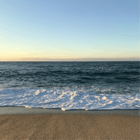 Sink your feet into the sand at nearby Casablanca beach