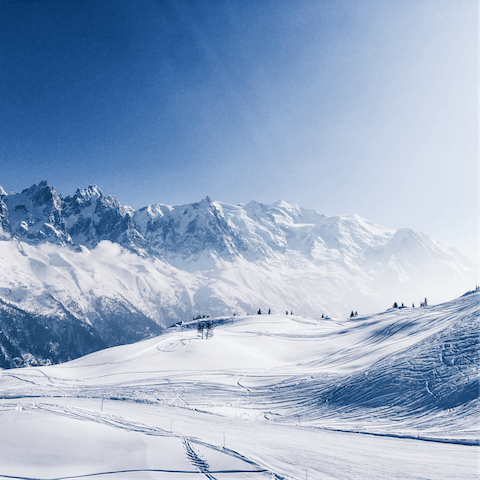 Put your skis on and prepare to master the beautiful slopes of the mountain