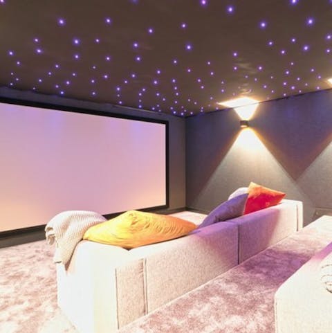 Snuggle up in the cinema room with one of your favourite films
