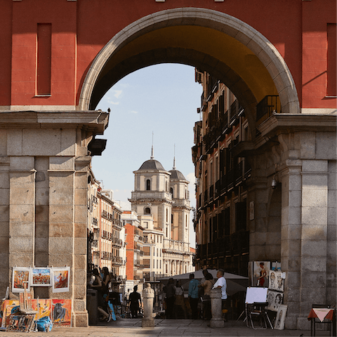 Stay in the elegant Chamberi district, in the heart of Madrid