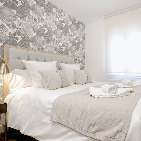 Wake up well-rested in one of the bedrooms and get ready to explore Madrid