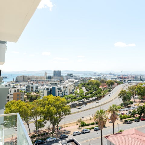 Look out to ocean views from your Juliet balcony