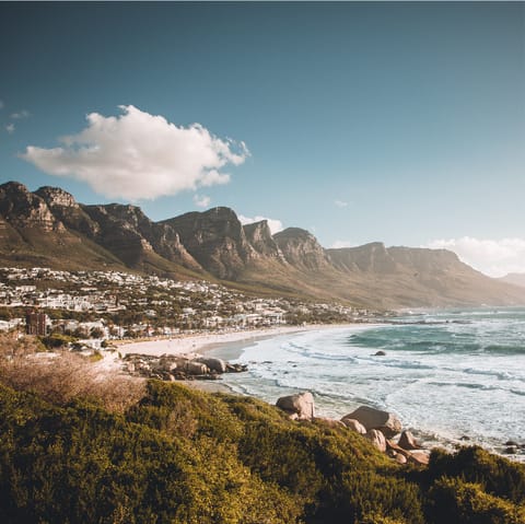 Walk to Camps Bay beach, just two minutes away