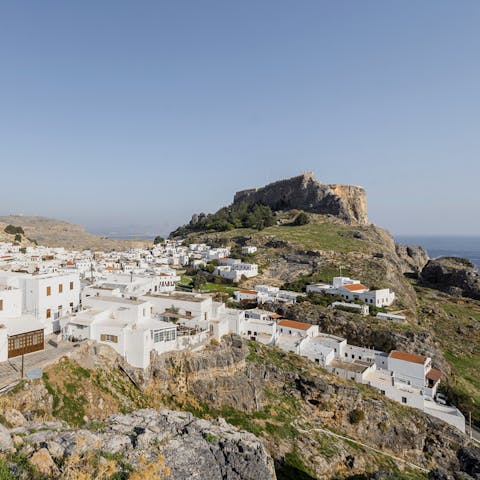 Explore the sun-drenched coast of southern Rhodes 