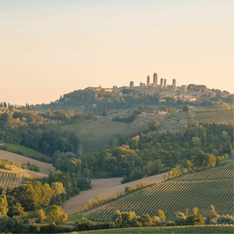 Enjoy the tranquil beauty of the Tuscan countryside 