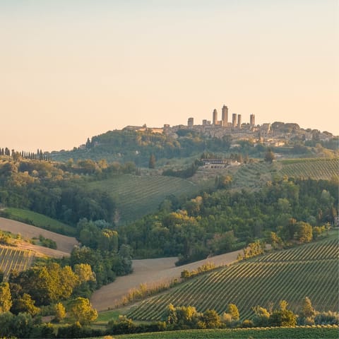 Enjoy the tranquil beauty of the Tuscan countryside 