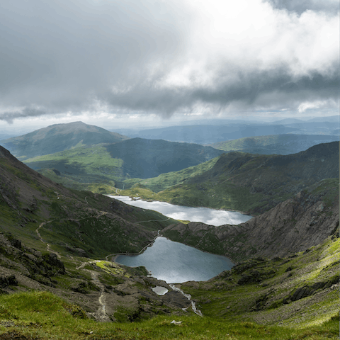 Explore Snowdonia, with the foot of Snowdon itself just seven miles from your country cottage