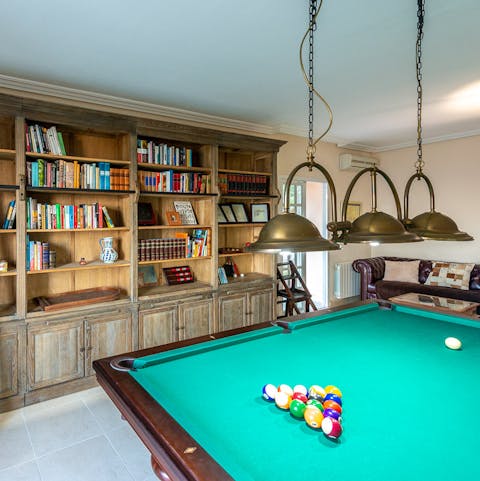 Relax with a few games of pool in the games room, or a sit down with a book from the library