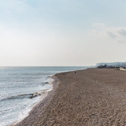Explore the beautiful Kent coastline in the seaside town of Deal