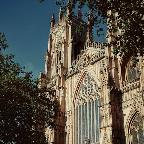 Pay a visit to York Minster, one of the greatest gothic cathedrals in the world