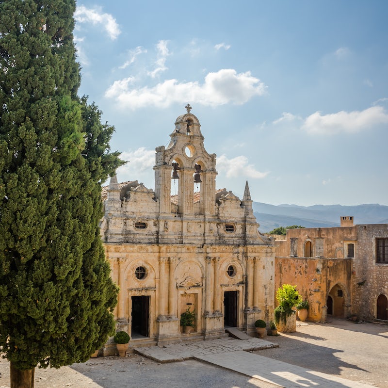 Visit the sacred Arkadi monastery, around thirty minutes by car