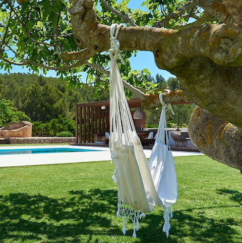 Laze your afternoon away in the hammock 