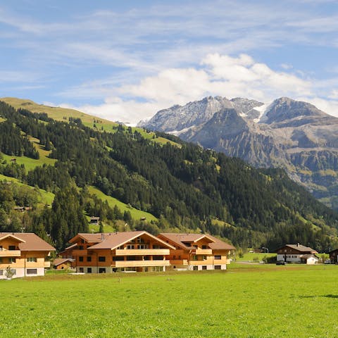 Immerse yourself in Lenk's surrounding natural landscape