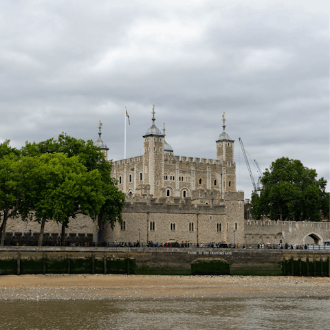 Hop on the tube to Tower Hill and visit the Tower of London