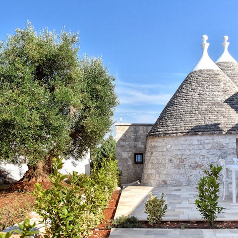 Feel embraced by the warmth and beauty of Puglia from this home in Cisternino