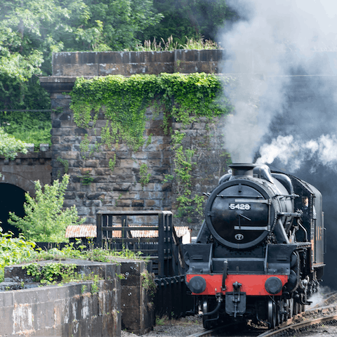 Stay just a six-minute walk away from the iconic North Yorkshire Moors Railway