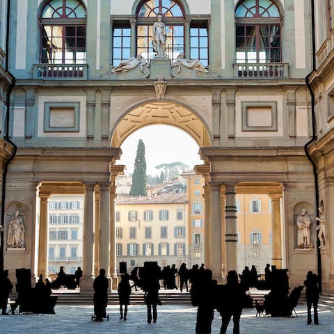 Spend an afternoon exploring the Uffizi Gallery