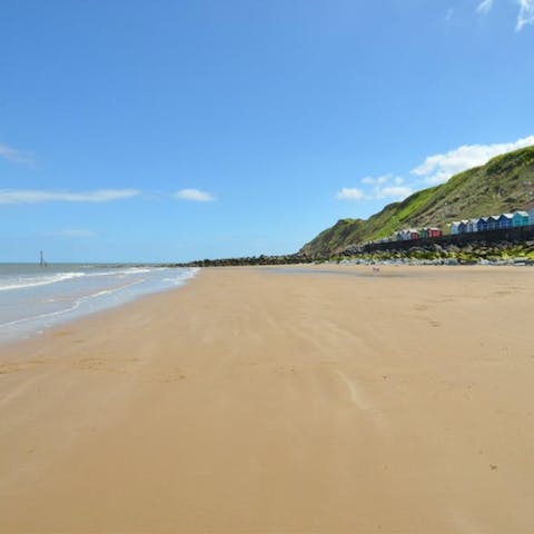 Step down to Sheringham Beach and go for an invigorating swim in the North Sea