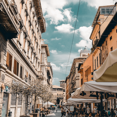 Drive into Bologna and wander around the Piazza Maggiore