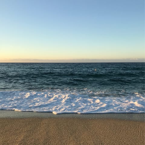 Look forward to sunbathing on Nueva Andalucía Beach, a short drive away