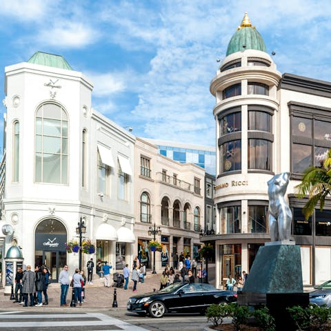 Do some shopping on Rodeo Drive, ten minutes by car