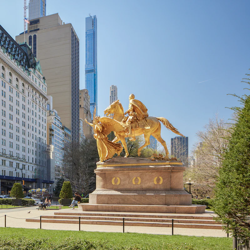 Stroll through glorious Central Park, where lush greenery meets skyscrapers