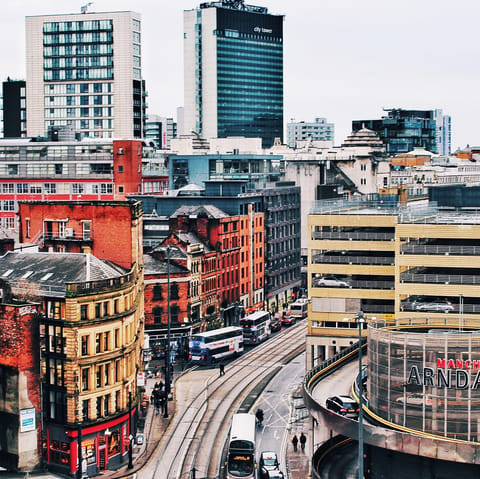 Spend a day exploring Manchester – just a twenty minute drive away