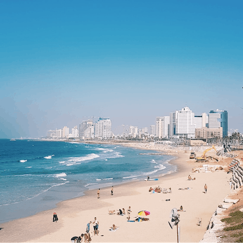 Feel the refreshing spirit of the sea from the beach – just a short stroll away