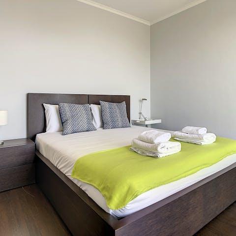 Have a good night's rest in the cosy bedrooms
