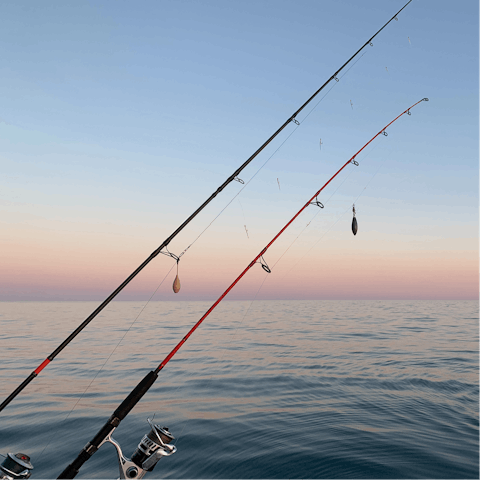 Go river fishing – a nine-minute drive away