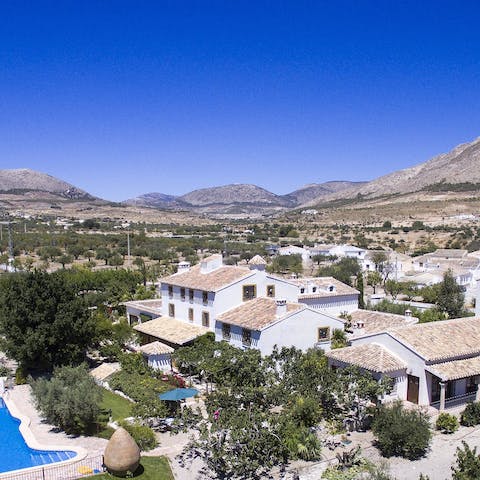 Stay in a small group of homes on an ancient finca