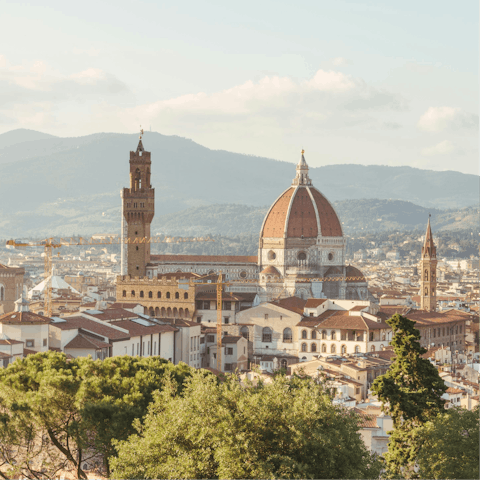 Step outside and explore the historic heart of Florence