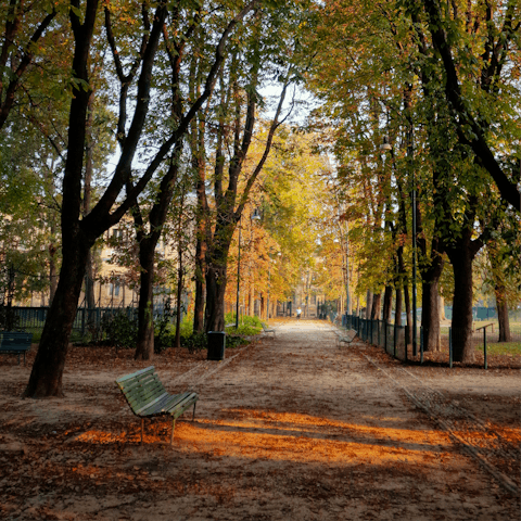 Enjoy a leisurely afternoon stroll through Parco Sempione