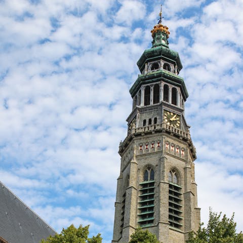 Visit the historical Tall John Abbey Tower in Middelburg, just a drive away