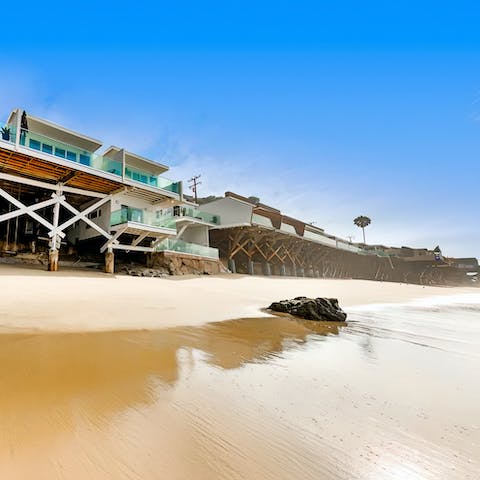 Hit Big Rock Beach, which sits directly below the apartment