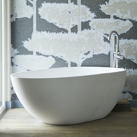 Soothe your tired muscles with a soak in the bath