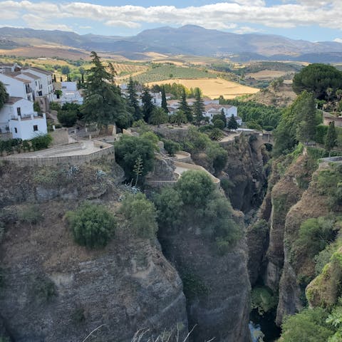 Explore the nearby mountaintop city of Ronda