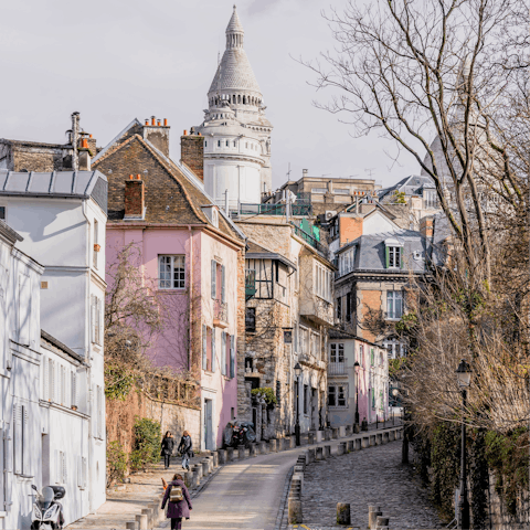 Have a look around the shops in Montmartre