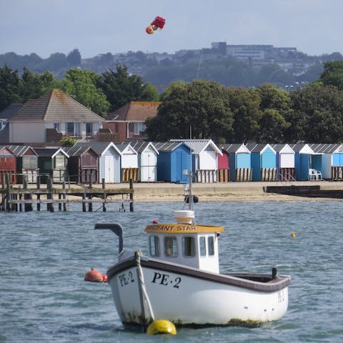 Wander down to Poole Quay to watch the boats – it's a fifteen-minute walk away
